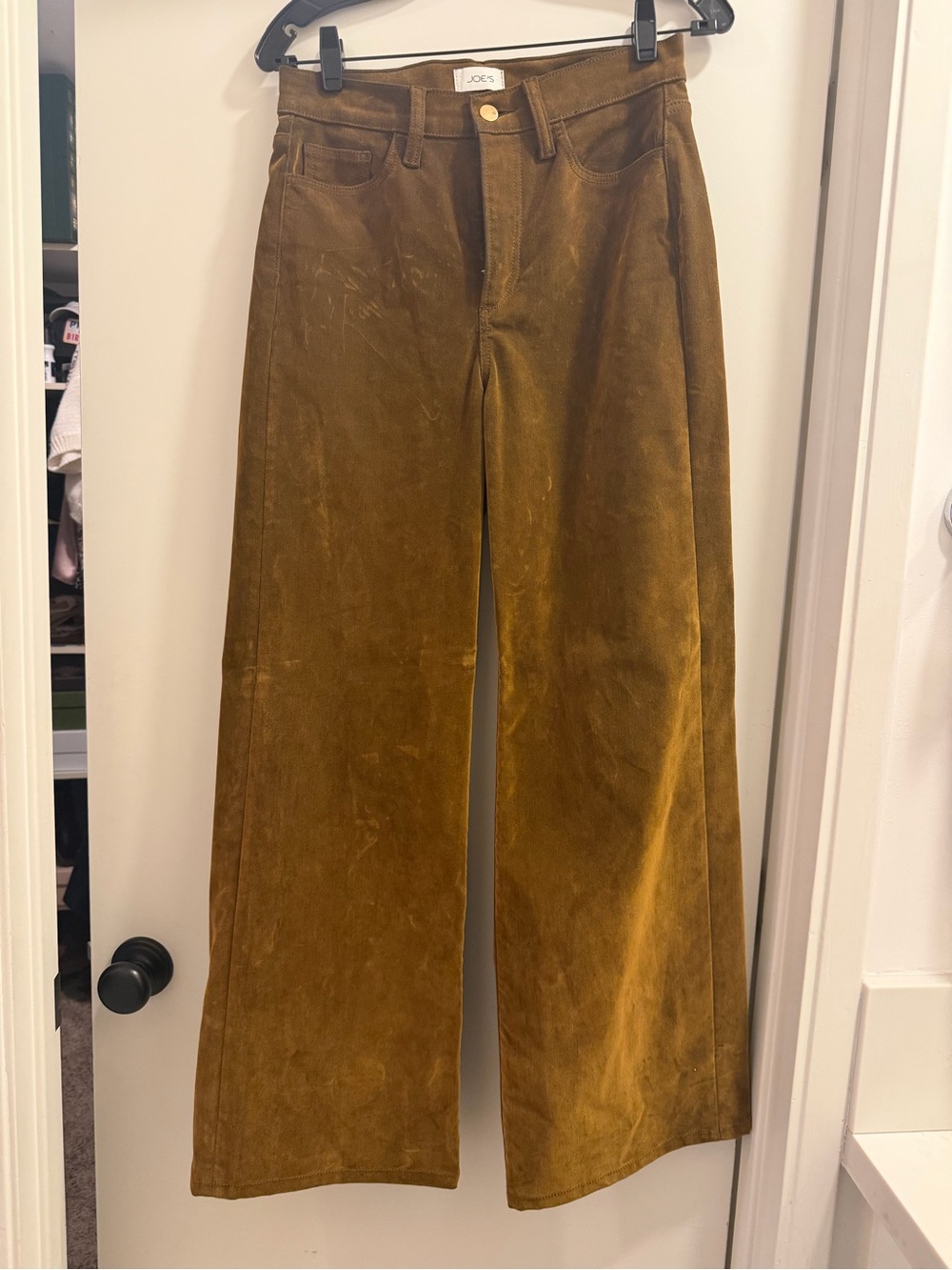 Joe's Jeans Faux suede Wide-Leg jeans